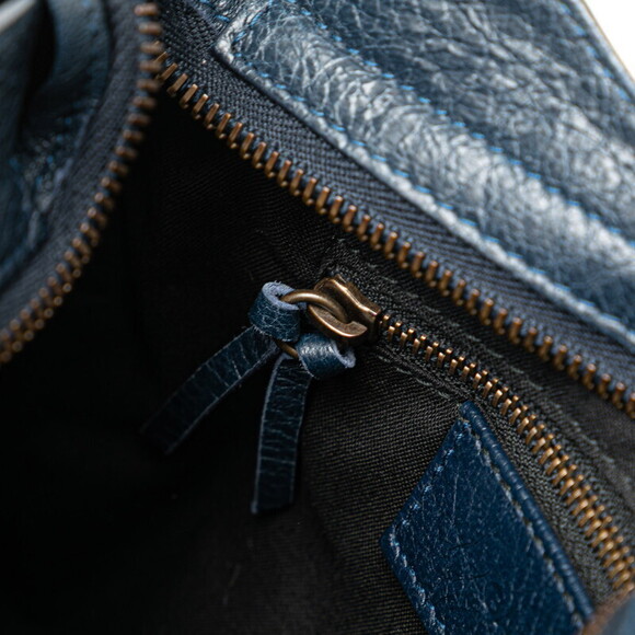 Balenciaga Classic City Shoulder Bag Navy Blue leather - Picture 6 of 9